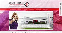 Desktop Screenshot of bema-tech.de